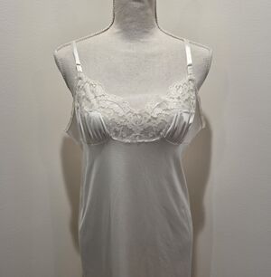 Vintage White Lace Slip